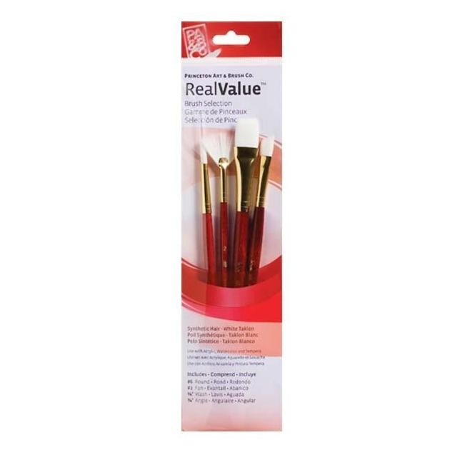 

Princeton Realvalue Taklon Brush Sets - Set Of 4 (9120)