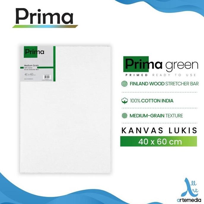 

Prima Green 40X60Cm Cotton Canvas