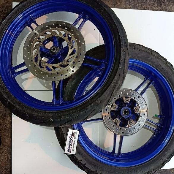 velg velk roda depan belakang ori orinal yamaha yzf r15 r 15 v2 v 2 2pk pnp jupiter mx king 150