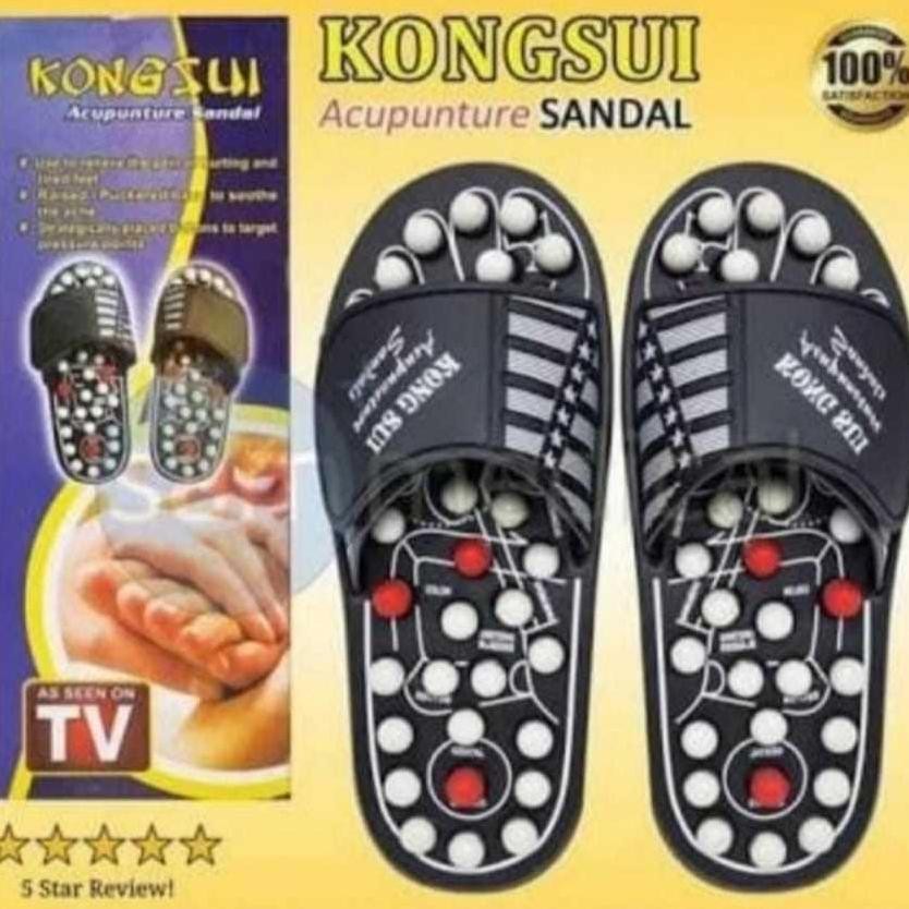 Sandal Refleksi Acupunture Magnetic Kongsui