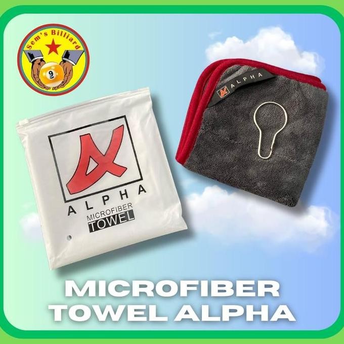 Handuk Microfiber Alpha - Handuk Stick Billiard - Biliiard Co