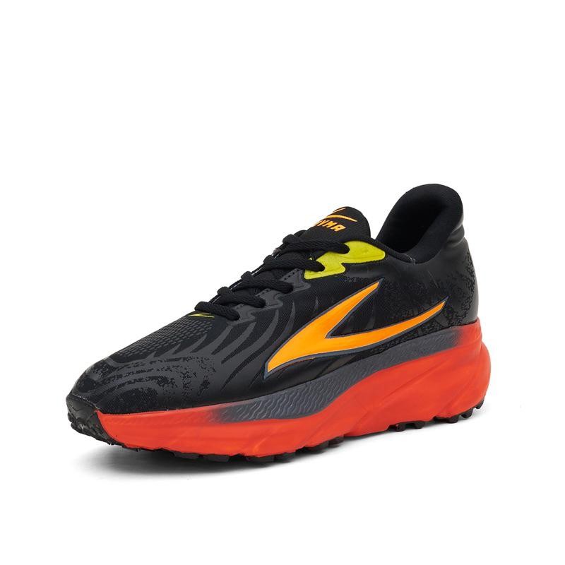 Zevma Tera Speed .1 Black Orange - Sepatu Olahraga Running Lari Pria Wanita Sneakers Kasual Senam