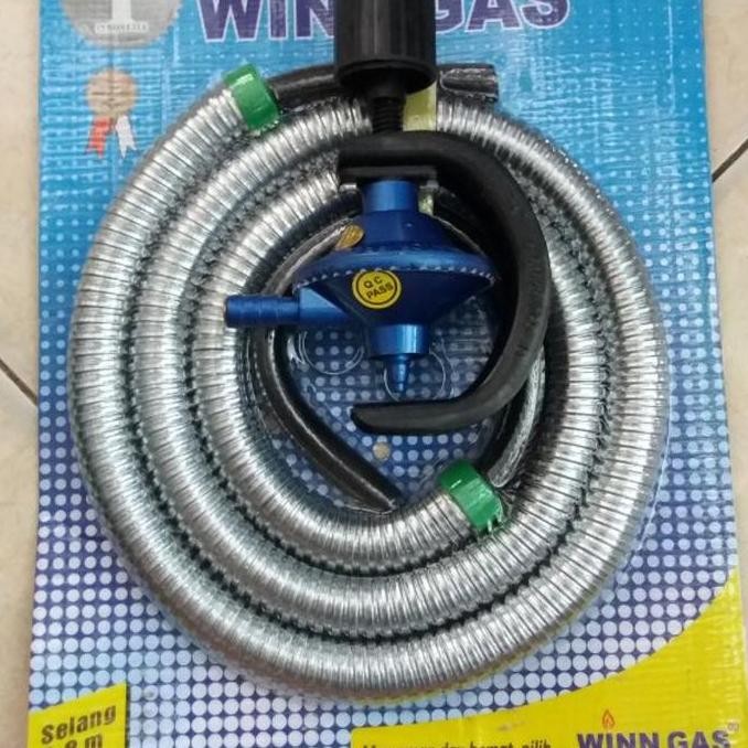 Paket Regulator Putar Destec Starcam Free Selang 1,8 Meter/Kompor Gas