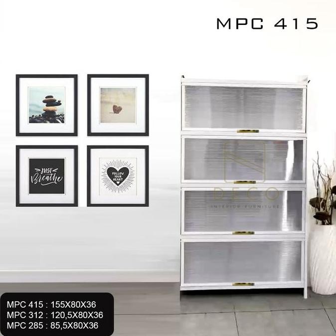 Lemari Dapur/Rak Dapur Besi/Lemari Kaca Modern Raxa