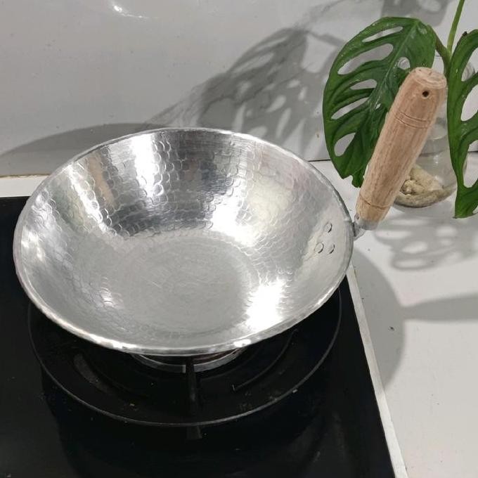 

wajan nasi goreng seblak sunduk 26 cm alumunium tempa anti karat anti lengket Alat Dapur Kitchenware