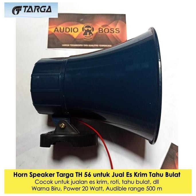 Horn Speaker Targa Th-56 Corong Jualan Es Krim Tahu Bulat Roti