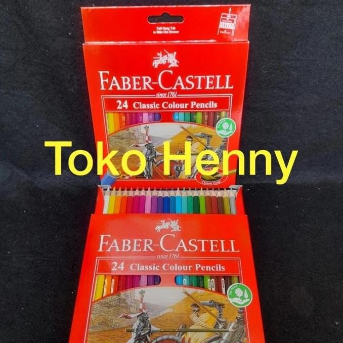 

Faber Castell Pensil Warna Classic 24 Warna Stationery Original