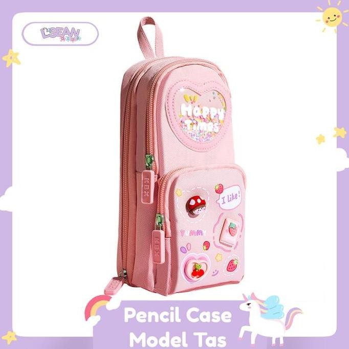 

Pencil Case Hiasan Glitter Karakter 3D Model Tas Lucu Korea Kapasitas Besar New Stok