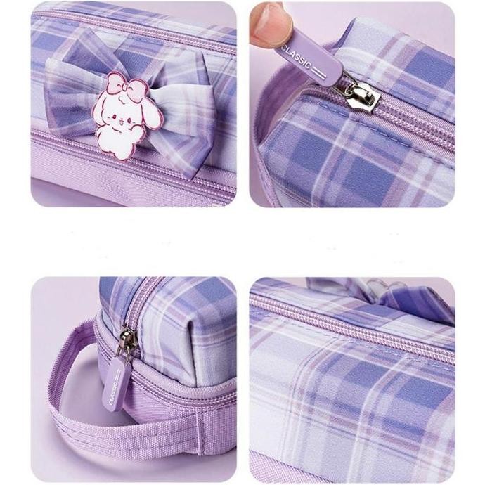 

Tempat Pensil Pita Pencil Case Box Kotak Pensil Pita Lucu New Stok