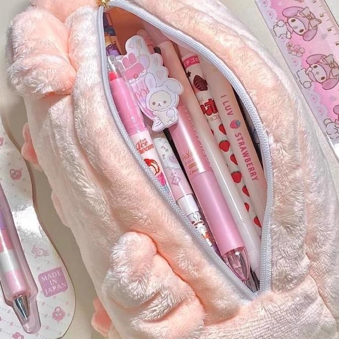 

Kotak Pensil Boneka Bulu Animals Cute Doll Pencil Case Edition Gwiyeo Pencil Case Stationery Bag Kawaii New Stok