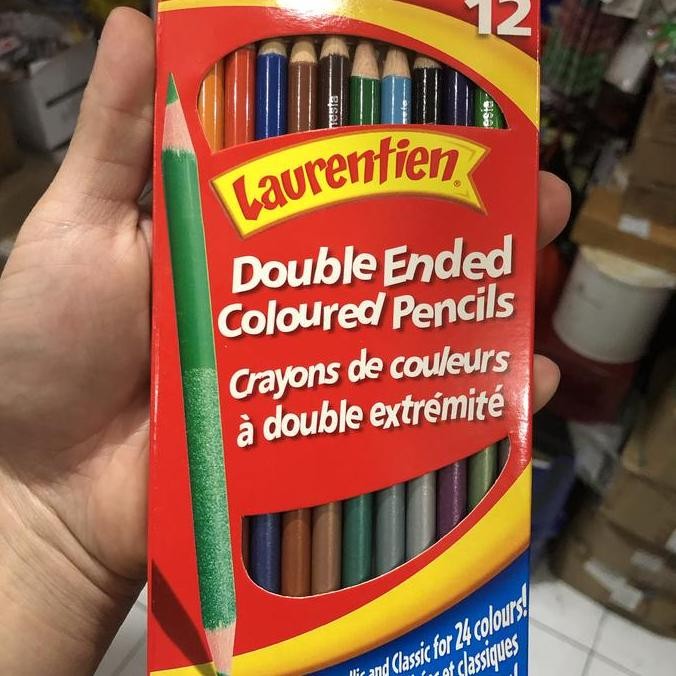 

Pensil Warna Laurentien 12 24 Warna Metallic Regular Set Original