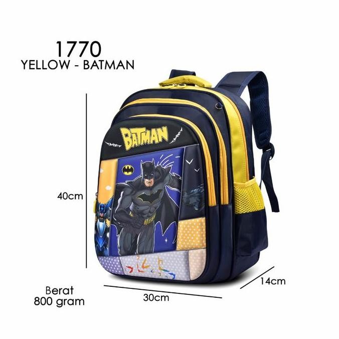 

Tas Sekolah Anak 3in1 Set 1770 + Selempang & Kotak Pensil - Motif Kartun Lucu
