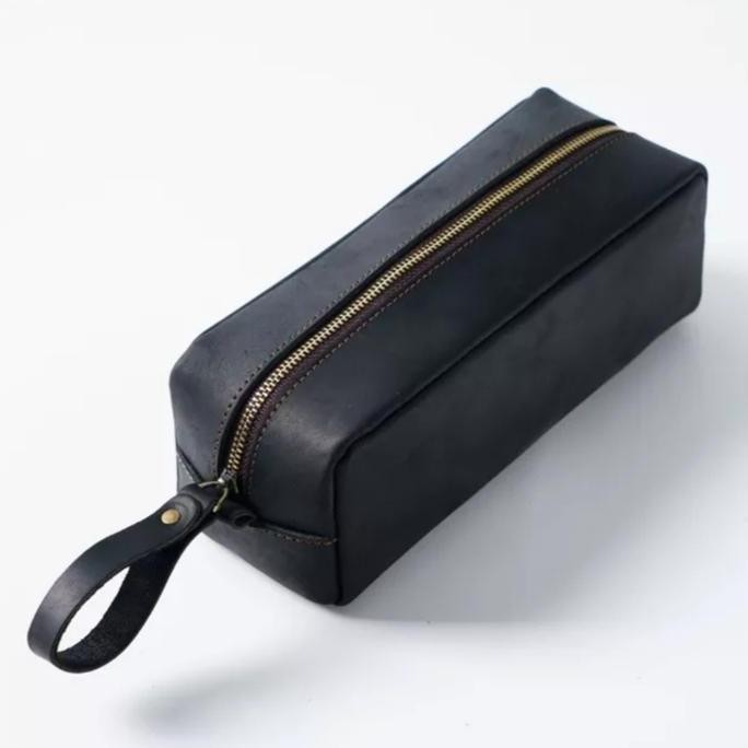 

Tempat Pensil Kulit Asli Premium - Pencil Case Elegan Bahan Kulit