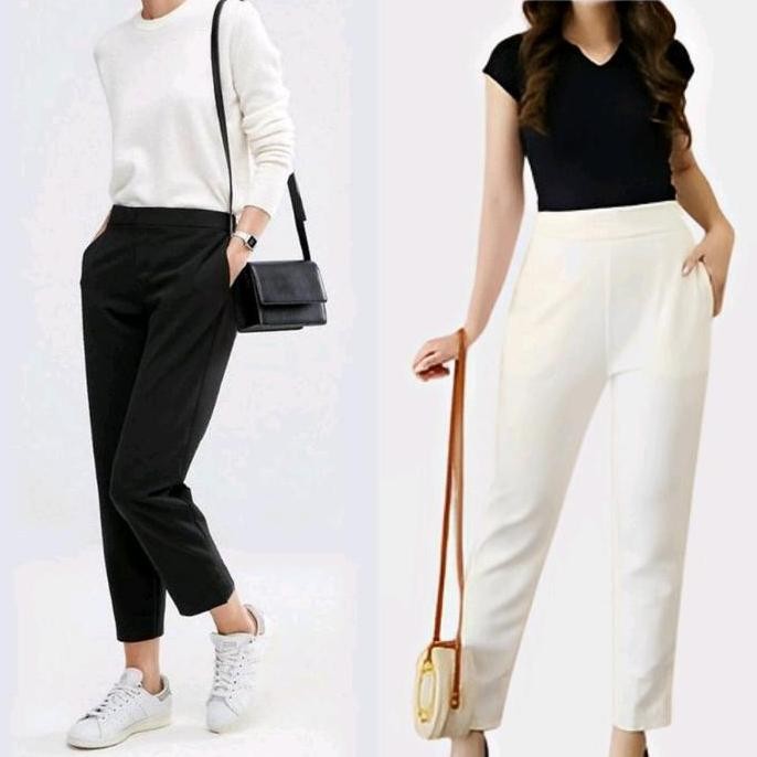 

Promo 2 Celana Luna Pensil Wanita Bahan Scuba Lembut Nyaman Slimfit