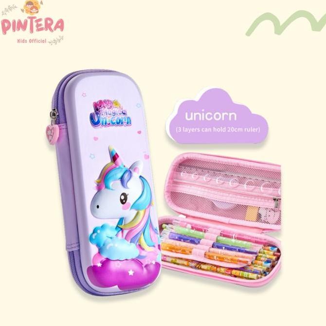 

Pintera - Tempat Pensil Anak 3D Timbul Lengkap New Stok