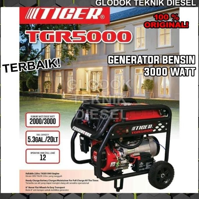 Genset Bensin 3000 Watt Generator Listrik 2500 W Terbaik Dikelasnya
