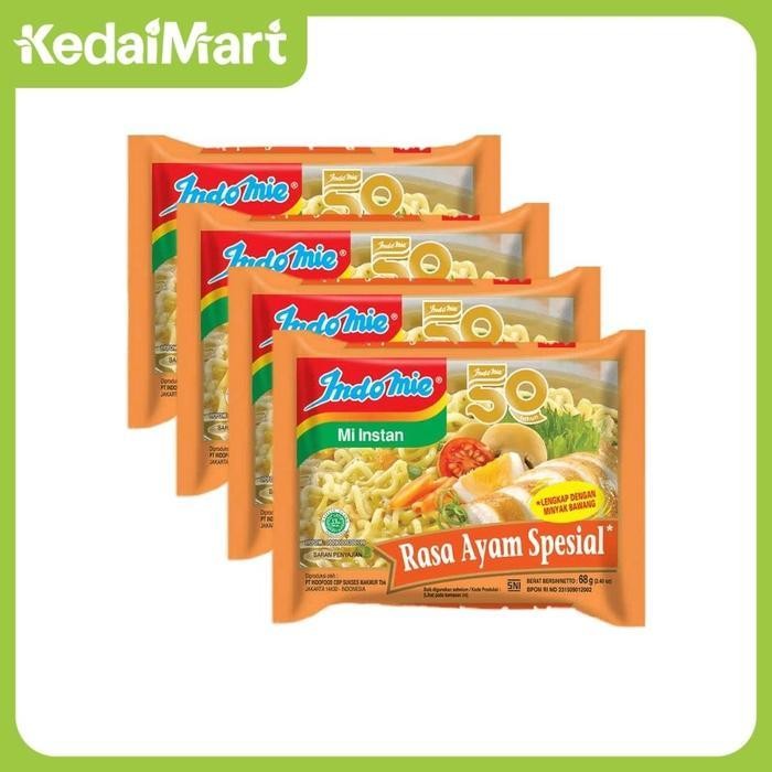 

Paket Bundling Indomie Mie Instan Rasa Ayam Spesial Pcs Isi 4