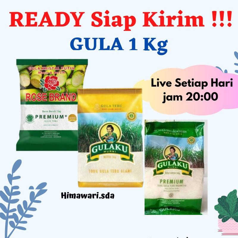 

Rkm Gula Pasir 1Kg Promo Live Rosebrand