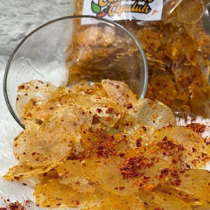 

Rkm Kripca Kripik Kaca Pedas 250 Gr Pak Keripik Singkong Asin Cemilan Chips Food Snacks