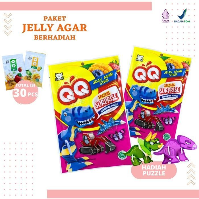 

RKM TERBARU PAKET JELLY AGAR 30 PCS BERHADIAH MAINAN ANAK-ANAK ISI JELLY DI LENGKAPI DENGAN HADIAH MAINAN DALAM 1 KEMASAN HALAL BPOM SNACK VIRAL TERBARU