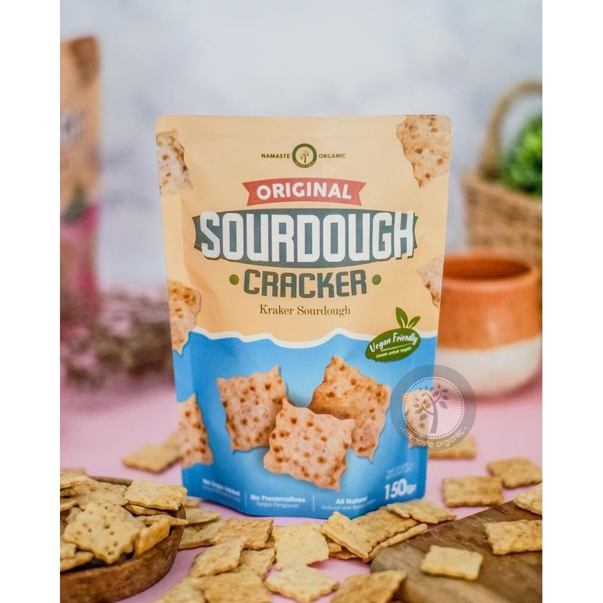 

RKM SOURDOUGH CRACKER VEGAN FRIENDLY - ORIGINAL 150GR