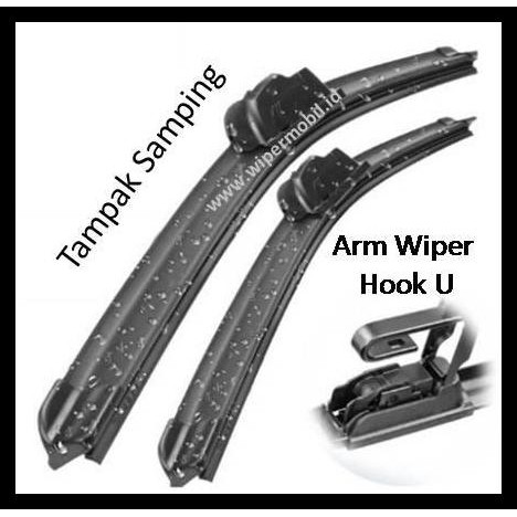 TERMURAH WIPER FRAMELESS KACA MOBIL DAIHATSU TARUNA 99 2001 2002 2003 2004 2005 