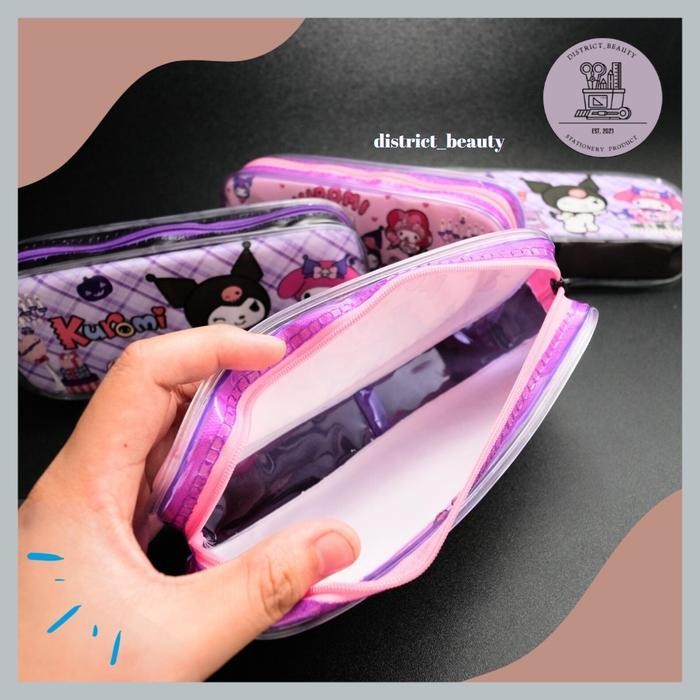 

EMS KOTAK PENSIL JELLY KUR0MI TEMPAT PENSIL PLASTIK KELINCI HITAM
