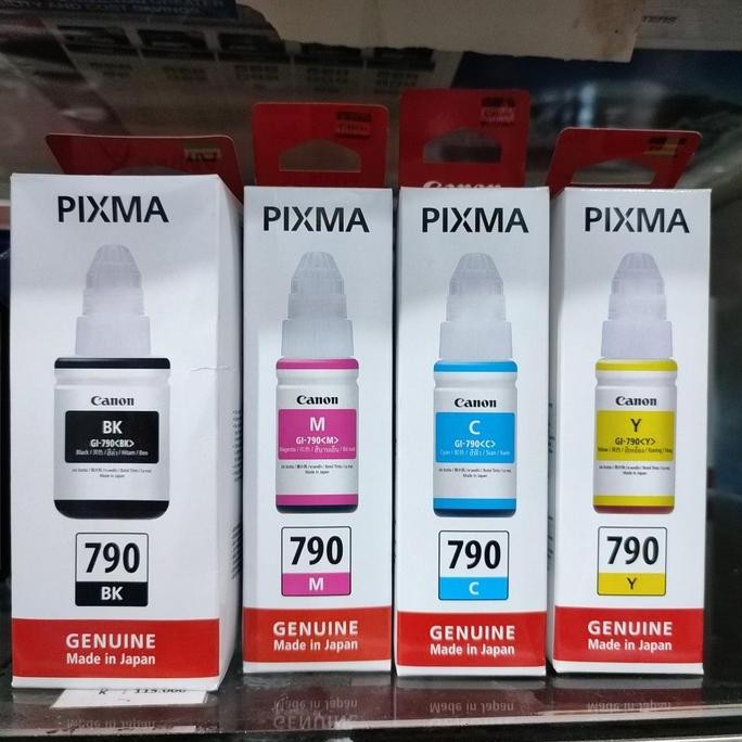 Tinta Canon Gi-790 Original Tinta Canon Ori 790 New Stok