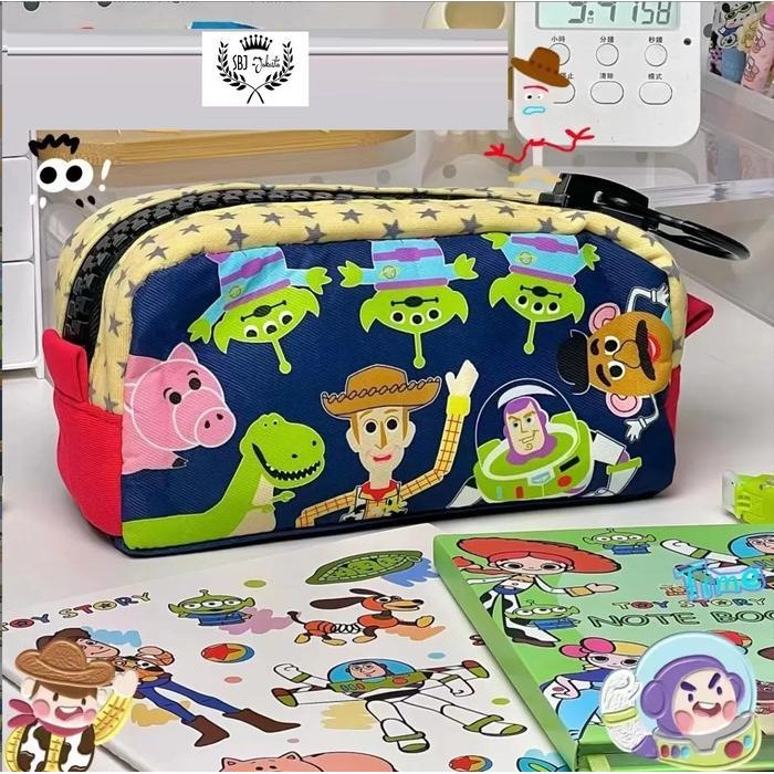 

EMS Tempat pensil kotak pensil toy story pochacco melody Resleting besar kapasitas besar