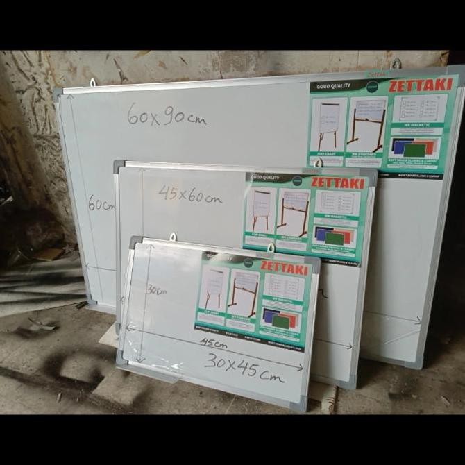 

Papan Tulis Whiteboard Non Magnet Gantung Single Face 60X120Cm New Stok