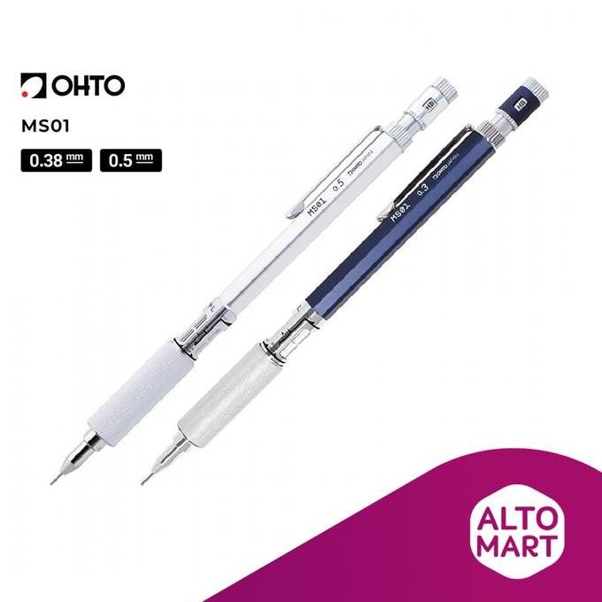 

Ohto Ms01 Mechanical Pencil 0.3 0.5 Mm Pensil Mekanik Cetek Gambar New Stok