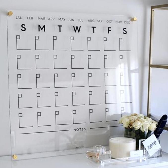 

Daily Planner Akrilik | Wall Planner | Schedule Board Modern New Stok