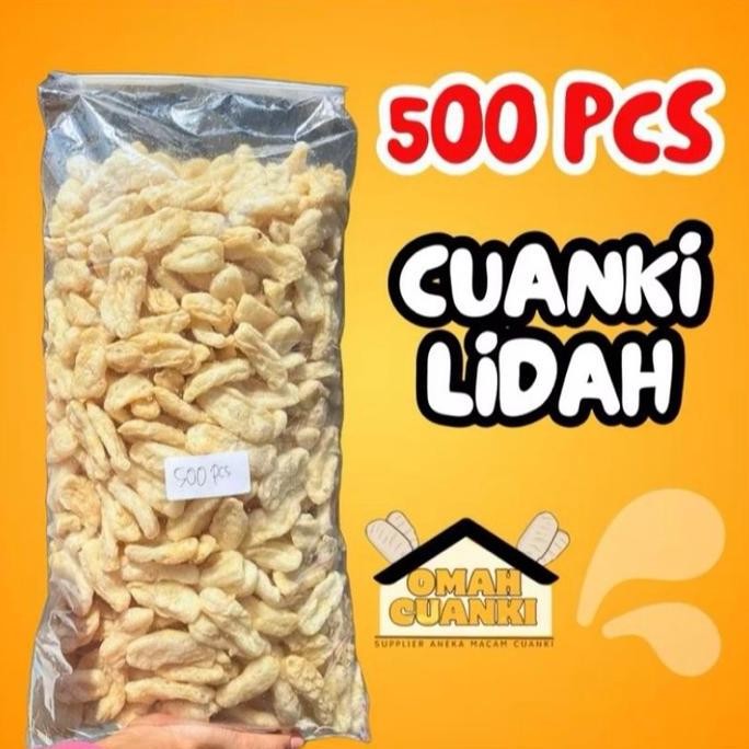 

500 Pcs Cuanki Lidah Topingan Seblak Baso Aci