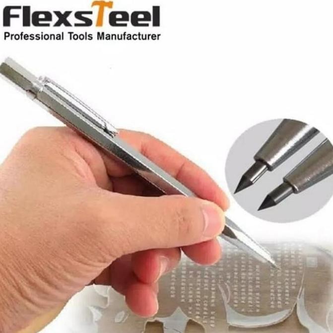 

Pena Alat Ukir Metal Penanda Titik Metal Scriber Tungsten Carbide Tip