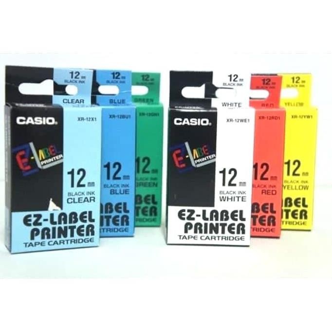 

Ez Label Printer Casio Xr- 124 W 12 Mm New Stok