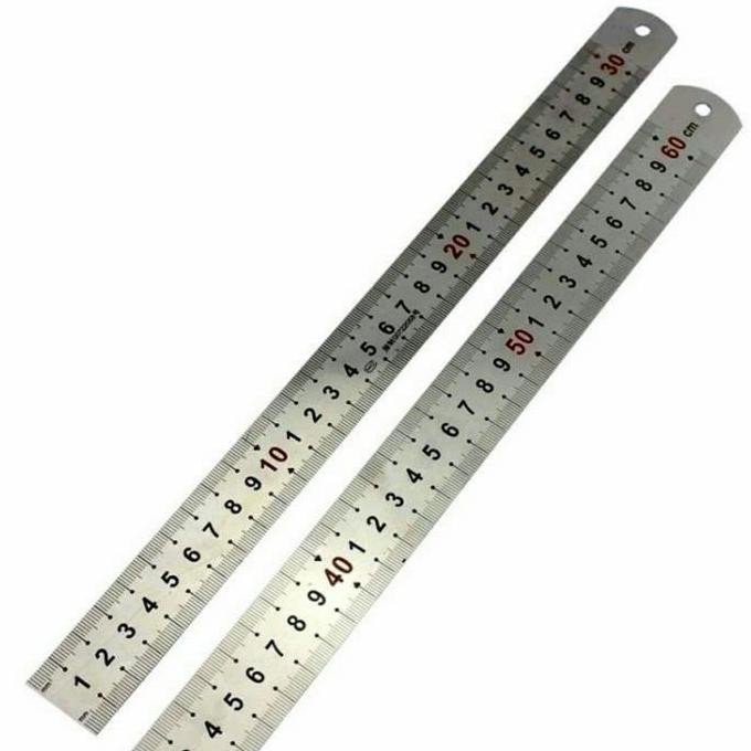 

Penggaris Stainless Steel 150 Cm / Stainless Steel Ruler 1.5 Meter New Stok