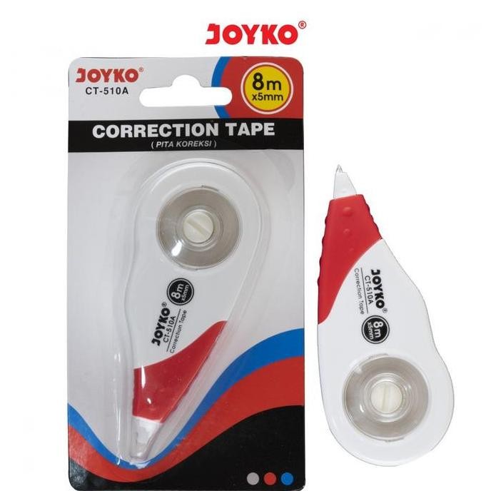 

[Lusin] Correction Pen Tape / Tipe-Ex Kertas - Joyko Ct-510A New Stok
