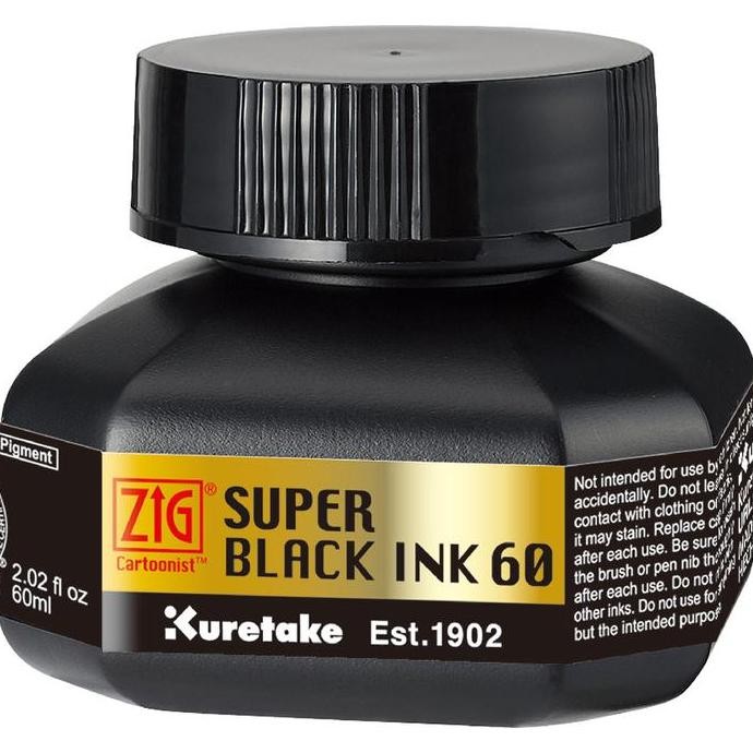 

Zig Cartoonist Super Black Ink 60Ml (Cnce105-6) New Stok