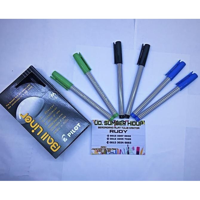 

Pulpen Pilot Balliner, Isi 12 New Stok