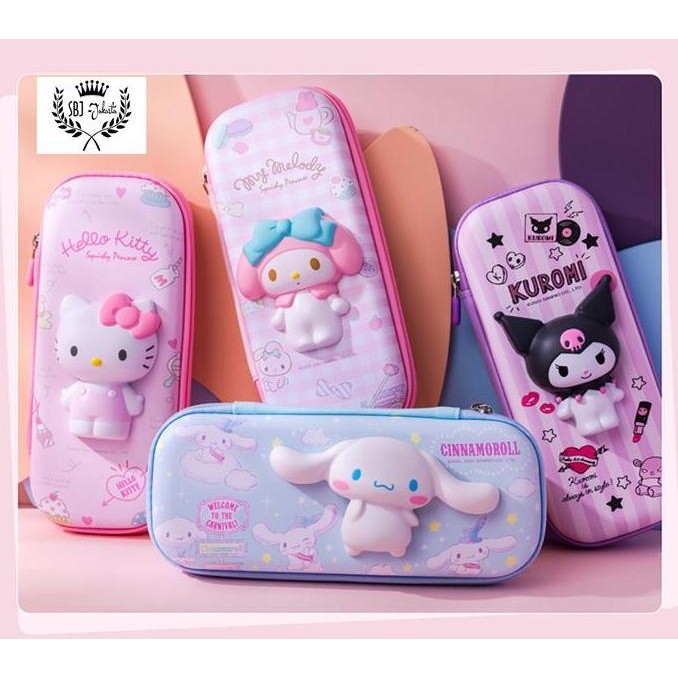 

Kotak Pensil Tempat Pensil Sanrio Original Licensed Product 3D Squishy Stationary Pencil Case New Stok