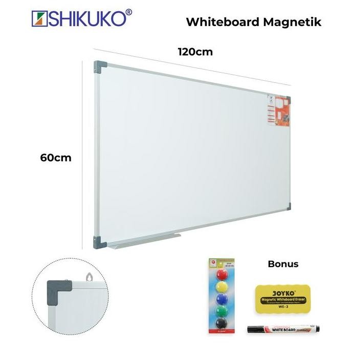 

Papan Tulis - Whiteboard Magnet - Papan Tulis Magnet 60 X 120 New Stok