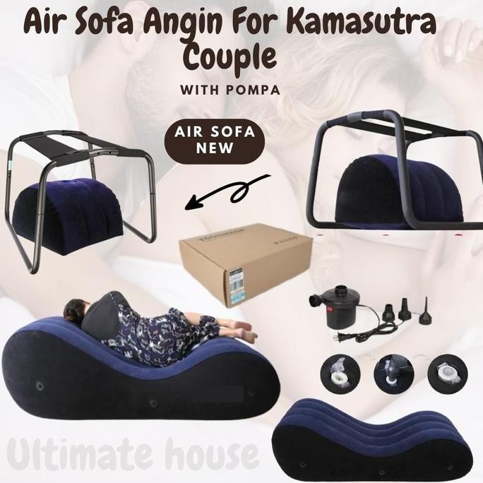 Air Sofa Portable Inflatable For Kamasutra With Pompa Angin