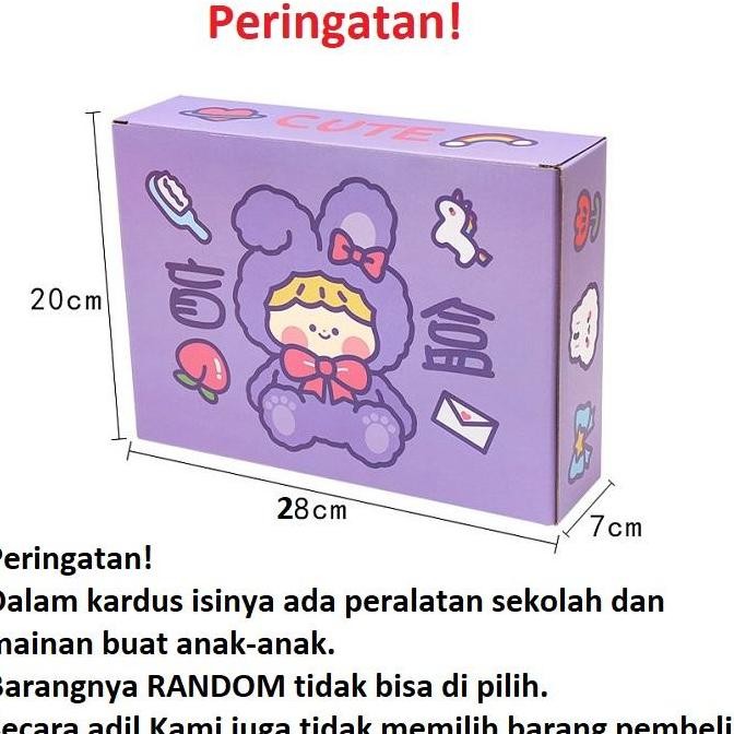 

Stationery Gift Box / Kotak Hadiah Alat Tulis Dan Mainan At0097 New Stok