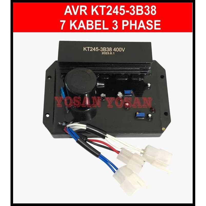DISKON AVR GENERATOR KT245-3B38 AVR GENSET 7 KABEL 3 PHASE