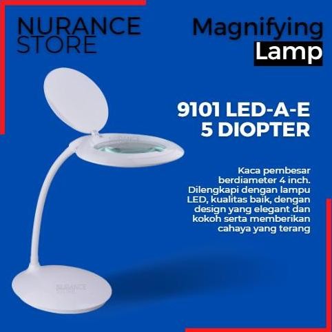 

Kaca Pembesar 9101 Led-A-E (5 Diopter) New Stok