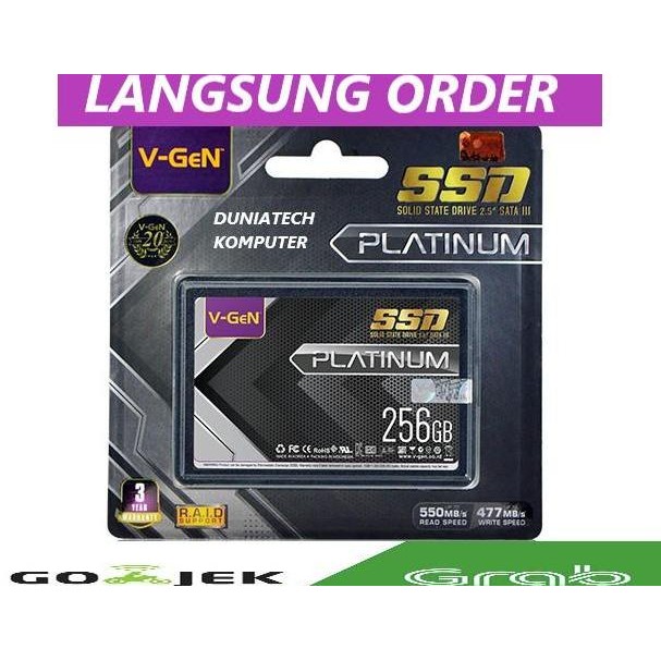 SSD 256GB V-GeN SATA 3 | SSD Laptop Komputer VGeN 256 GB SATA III