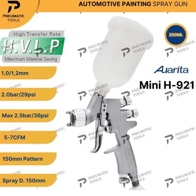 Spray Gun AUARITA Mini H921 HVLP - Automotive Painting Spray Gun H-921