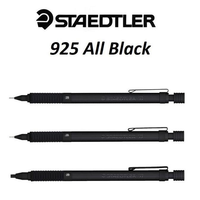 

Staedtler Mechanical Pencil, Drafting Pencil, All Black, 925 Series New Stok