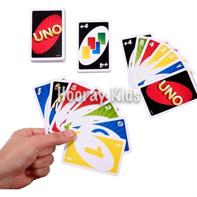 Mainan Uno Kartu Uno Card Stacko Susun Balok Karakter Set Edukasi Anak WS