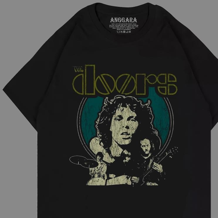 Promo Kaos The Doors Vintage 3 Personil Kaos Band The Doors Kaos Musik Distro Pria Wanita